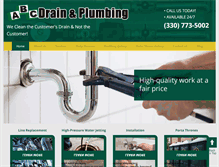 Tablet Screenshot of abcdrainandplumbing.com